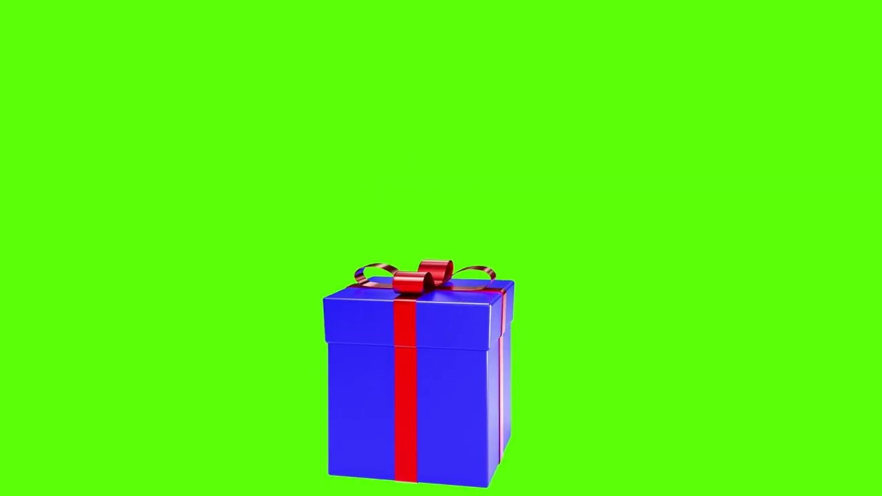 Pop up Animation of Colorful Gift Boxes on Green Screen | 4K | Chroma Key | FREE TO USE
