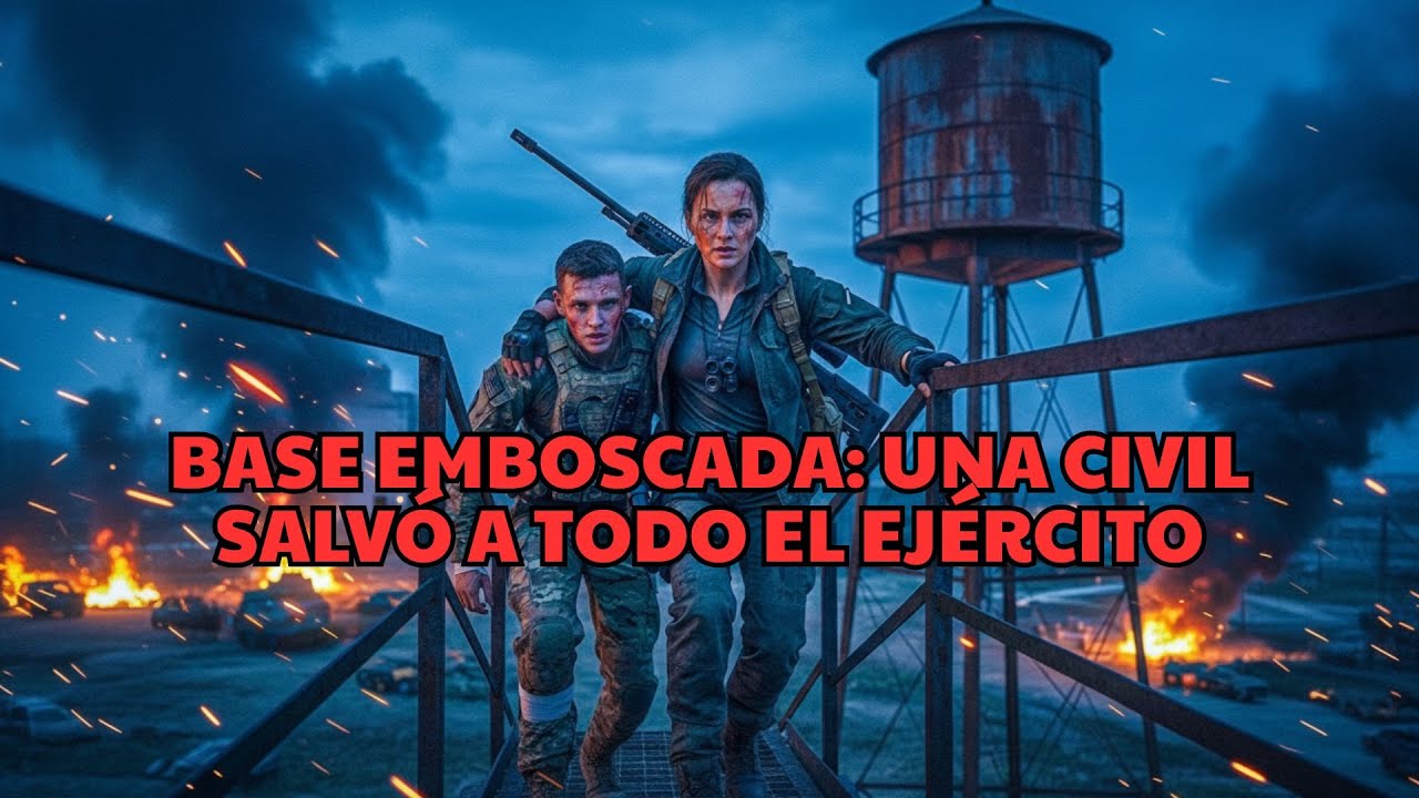 Visitaba a su hermano menor, emboscaron la base y su fuego de francotirador cambió el rumbo.