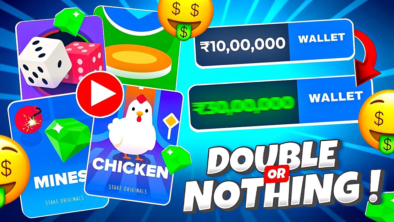 Double Or Nothing Challenge In Stake Originals | Chasing Maxwin On Mines & Dice Game | Chicken Game