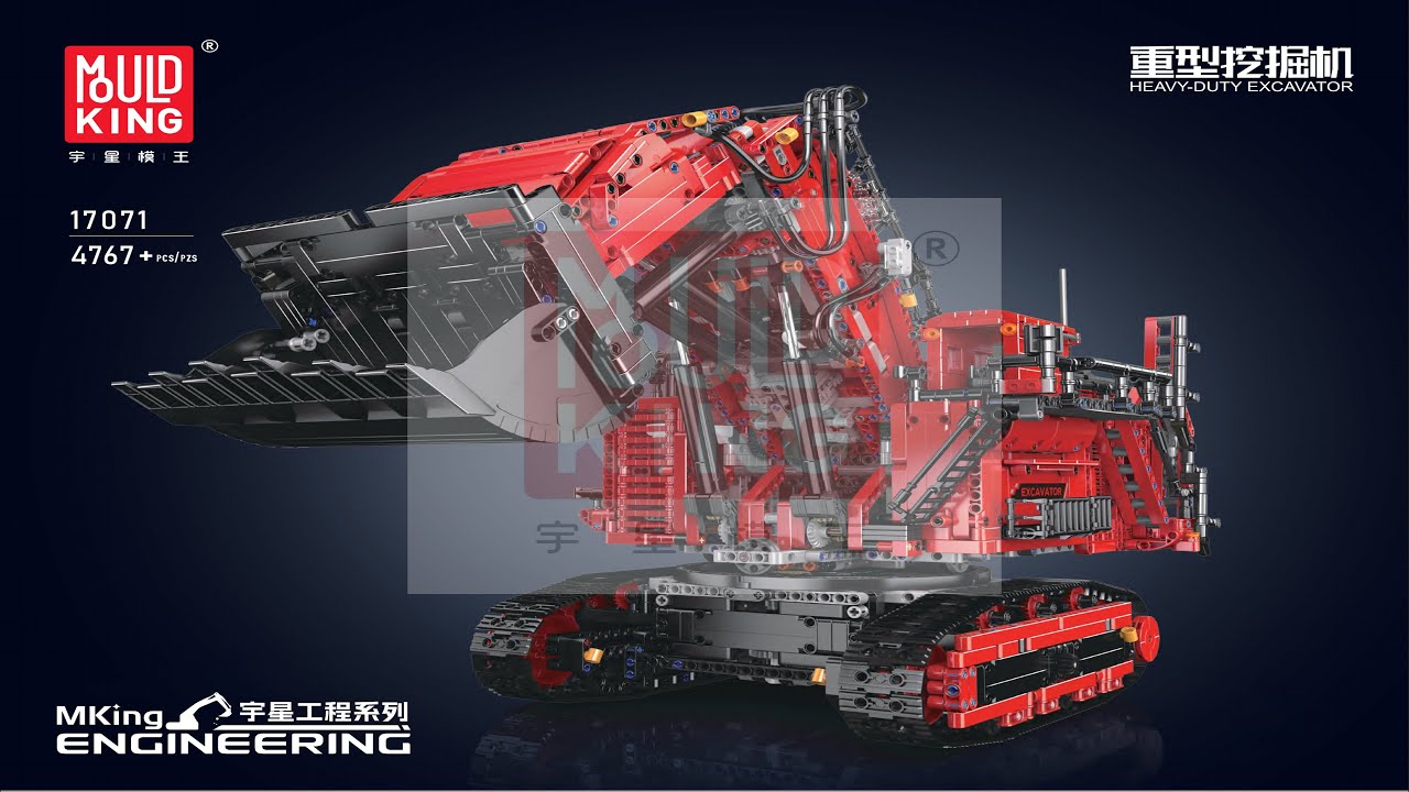 Mould King Instructions - Heavy-Duty Excavator - 17071