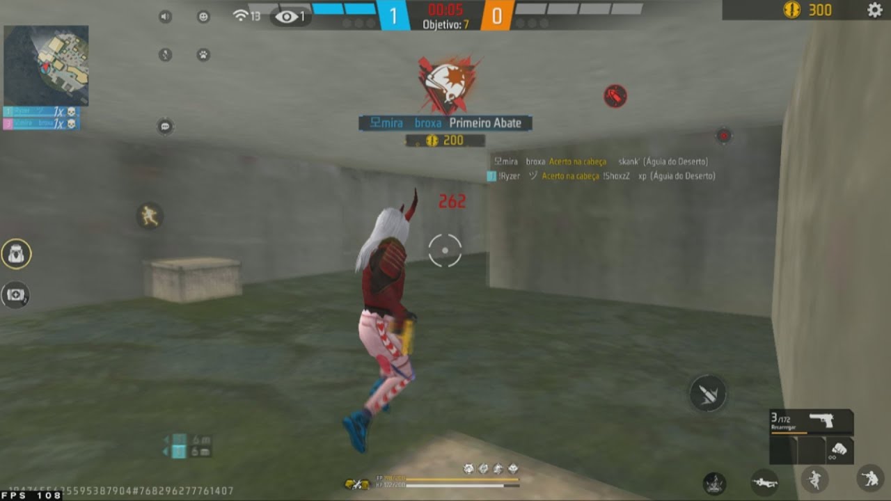 HIGHLIGHTS EM 2x2 🥋🏆 1366x768 Highlights PC Fraco Free Fire I7 4790 RX 580 8 GB
