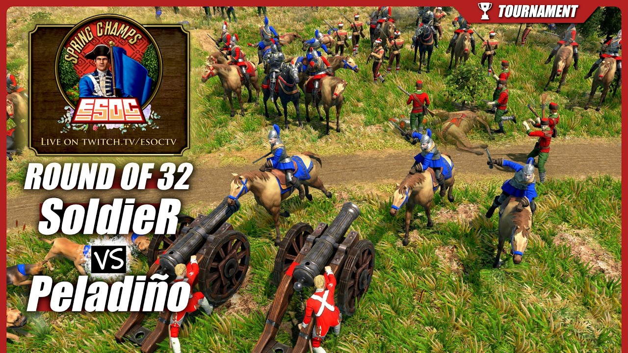 [AOE3] SoldieR vs Peladiño - ESOC Spring 2026 Round of 32