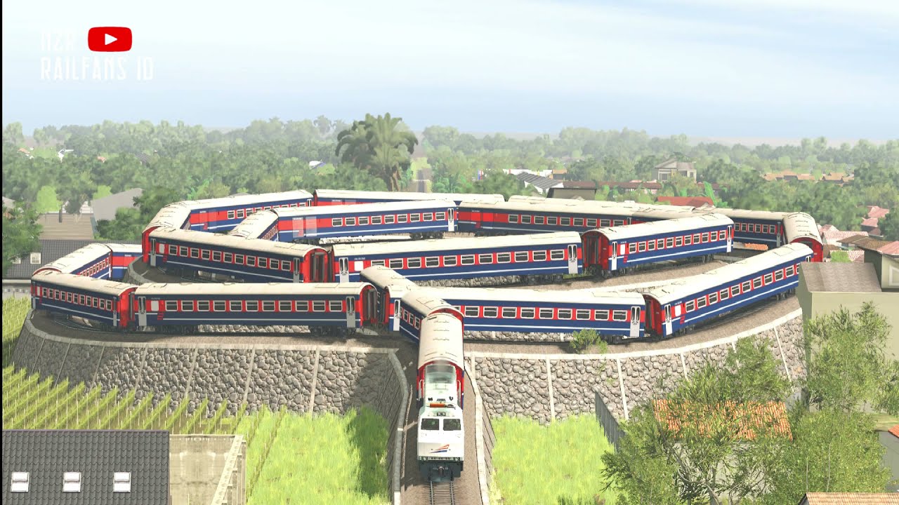 Rel Kereta Ngawur Seperti Obat Nyamuk 1 - Train Simulator 2019