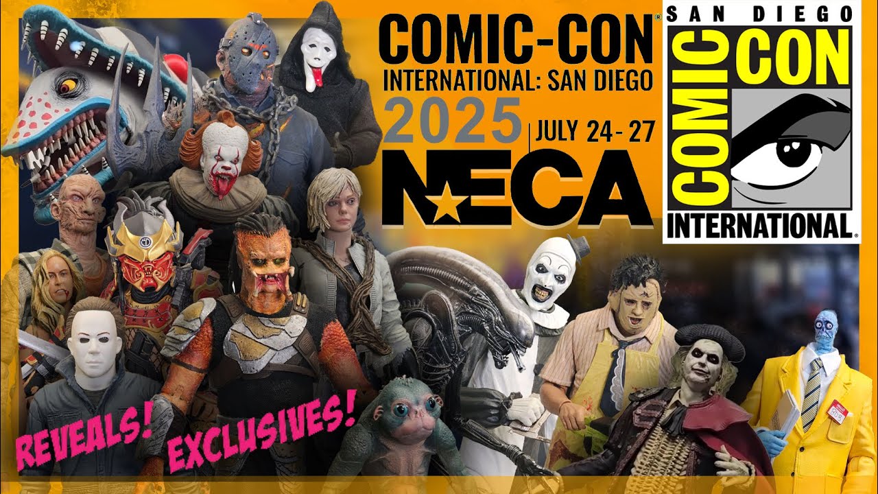 SDCC 2025 NECA Toys  – HORROR Reveals and Announcements