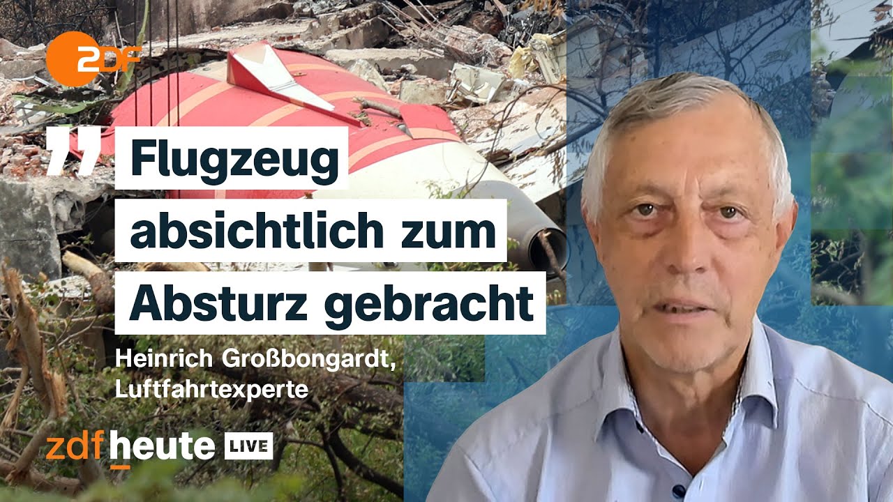 Absturz von Air India Flugzeug kein Unfall | Einschätzung von Luftfahrtexperte bei ZDFheute live