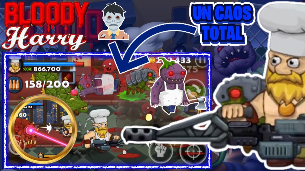 BLOODY HARRY - FUÉ DIFÍCIL ACABAR CON ESTOS VEGETALES ZOMBIES Y AL JEFE! | (GAMEPLAY EN ESPAÑOL)