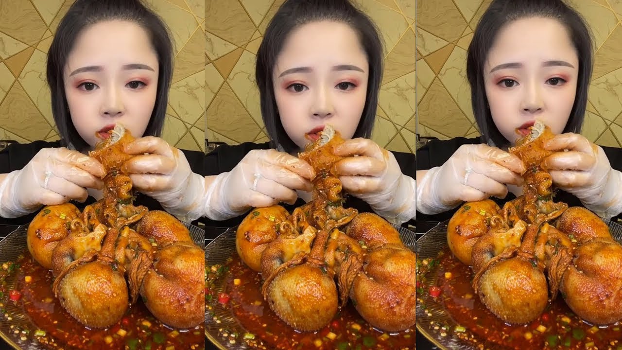 ASMR CHINESE MUKBANG FOOD EATING SHOW | Xiao Yu Mukbang 12