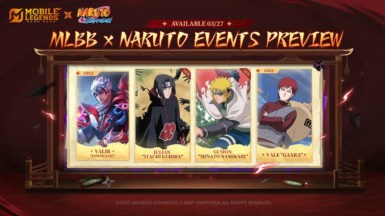 MLBB &times; NARUTO | Collab Events Preview | Mobile Legends: Bang Bang