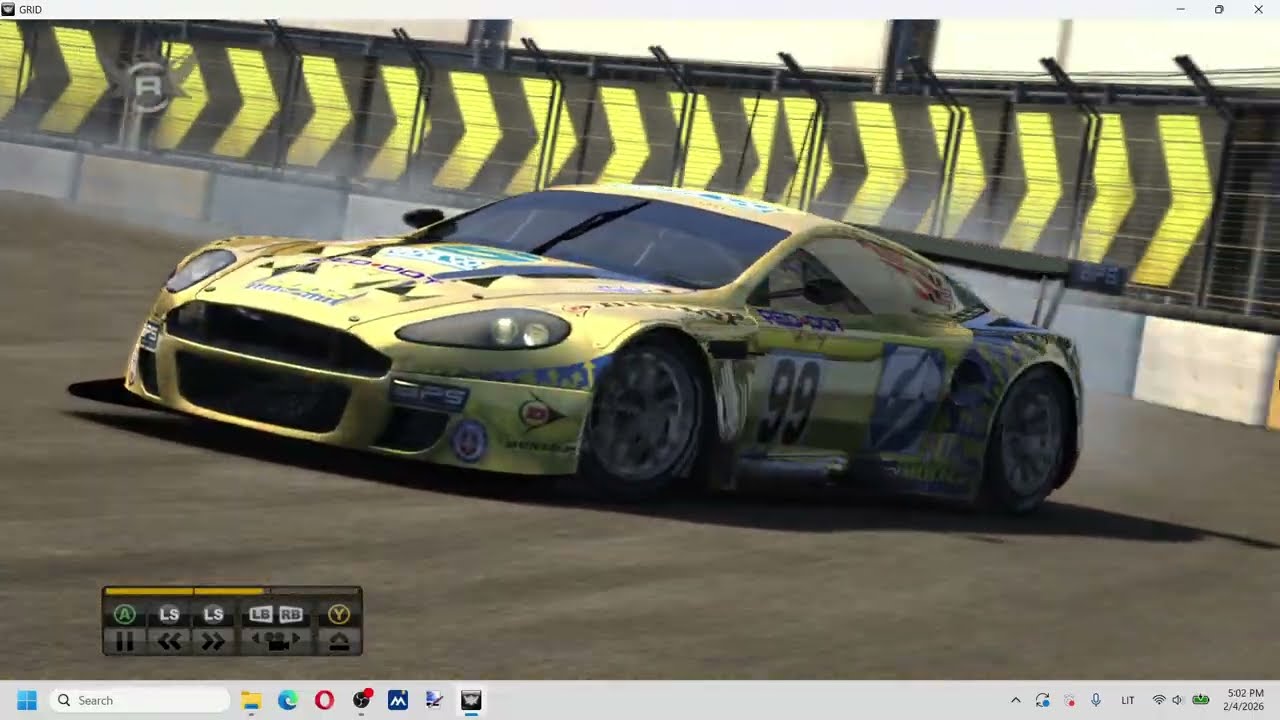 Race Driver GRID Best Replays 299 Long Beach CC ASTON MARTIN DBR9 #11 Bill Hoax