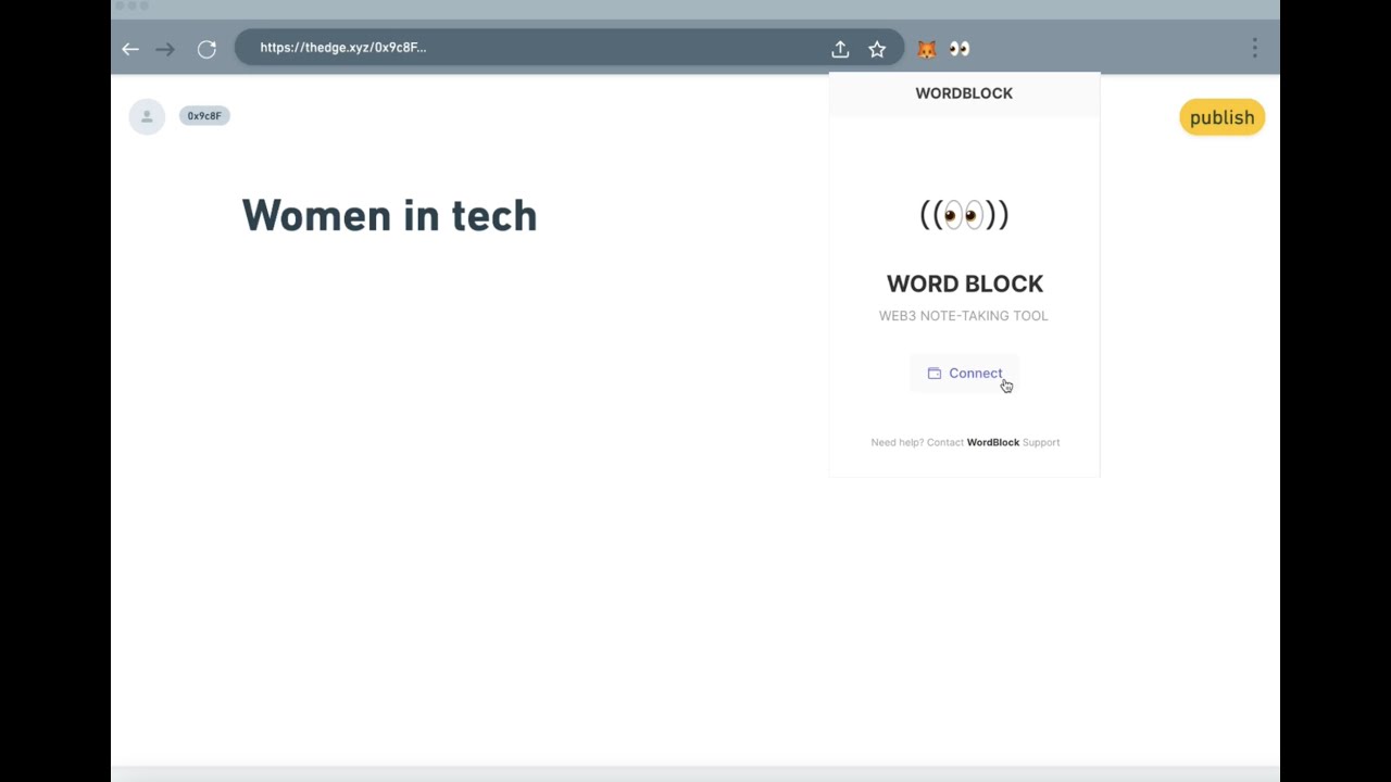 Word Block Demo