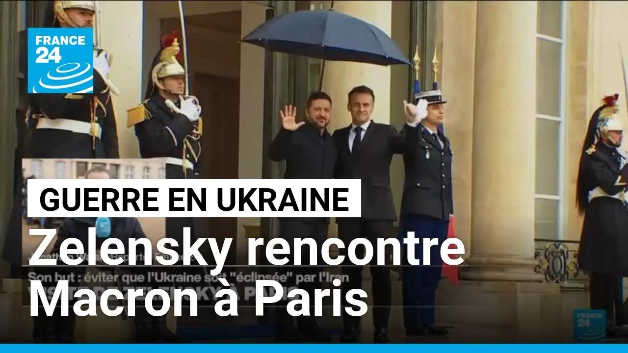 Zelensky rencontre Macron à Paris pour éviter que l'Ukraine soit 