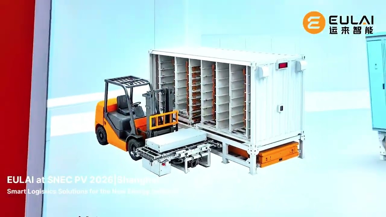 Smart Logistics Solutions for the New Energy Industry #agv #smartfactory #smartlogistics #equipment