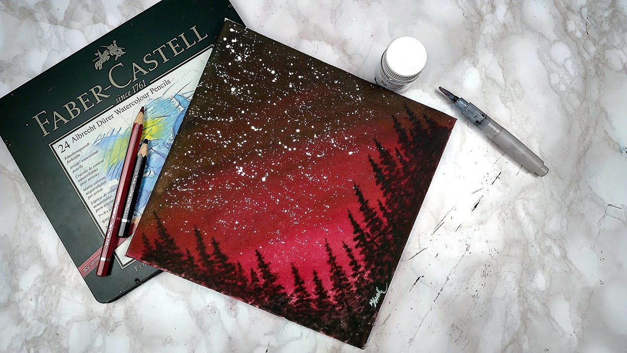 Can you use watercolor pencils on canvas ?