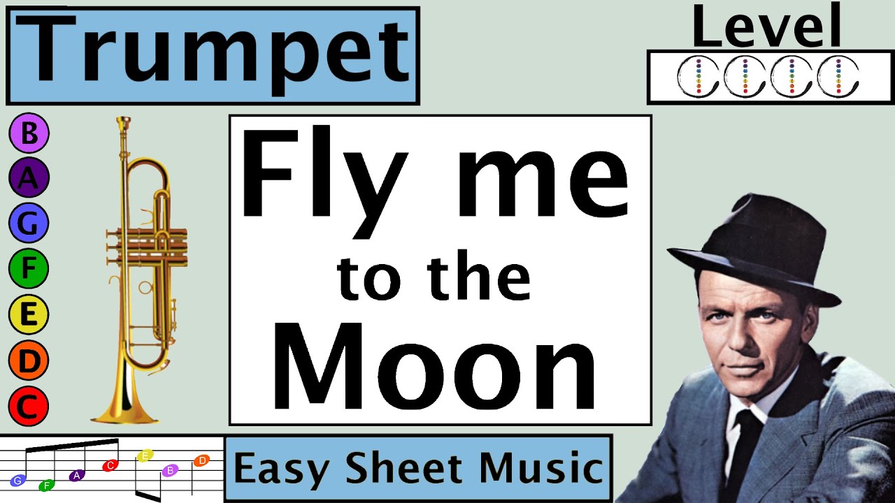 How to Play Fly Me to the Moon on Trumpet | Easy Sheet Music
