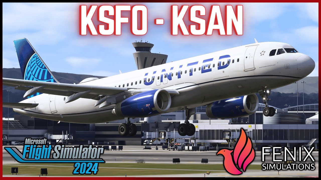 MSFS LIVE | City Update: California | Fenix A320 | San Francisco (SFO) ✈︎ San Diego (SAN) #msfs2024