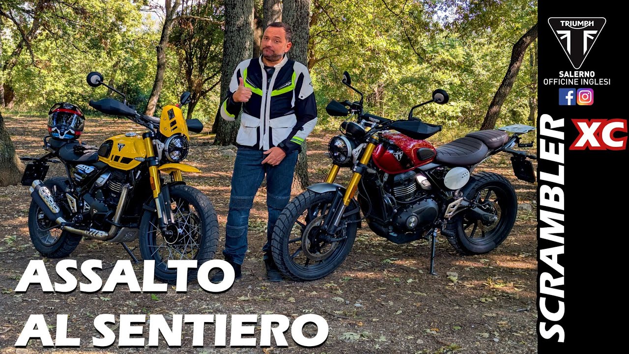 PROVA TRIUMPH SCRAMBLER 400 XC - ASSALTO AL SENTIERO