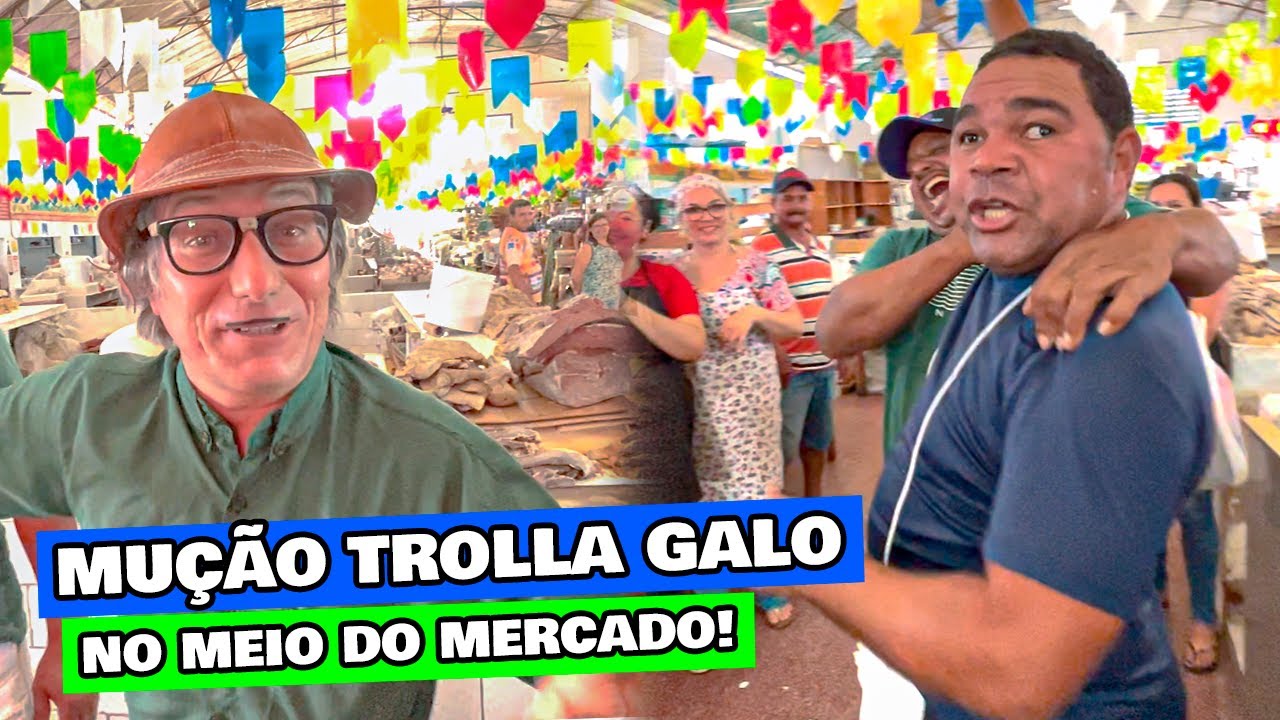 GALO CEGO PERDE A PACIÊNCIA NO MERCADO COM MUÇÃO, BIRÓ E TIAGUINHO