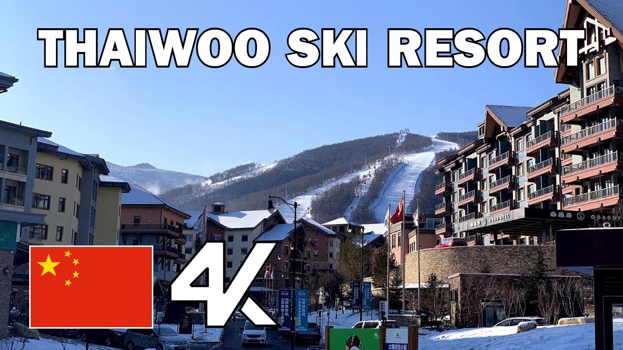 CHONGLI, ZHANGJIAKOU | Thaiwoo Ski Resort Walking Tour | 4k | December 26th 2021
