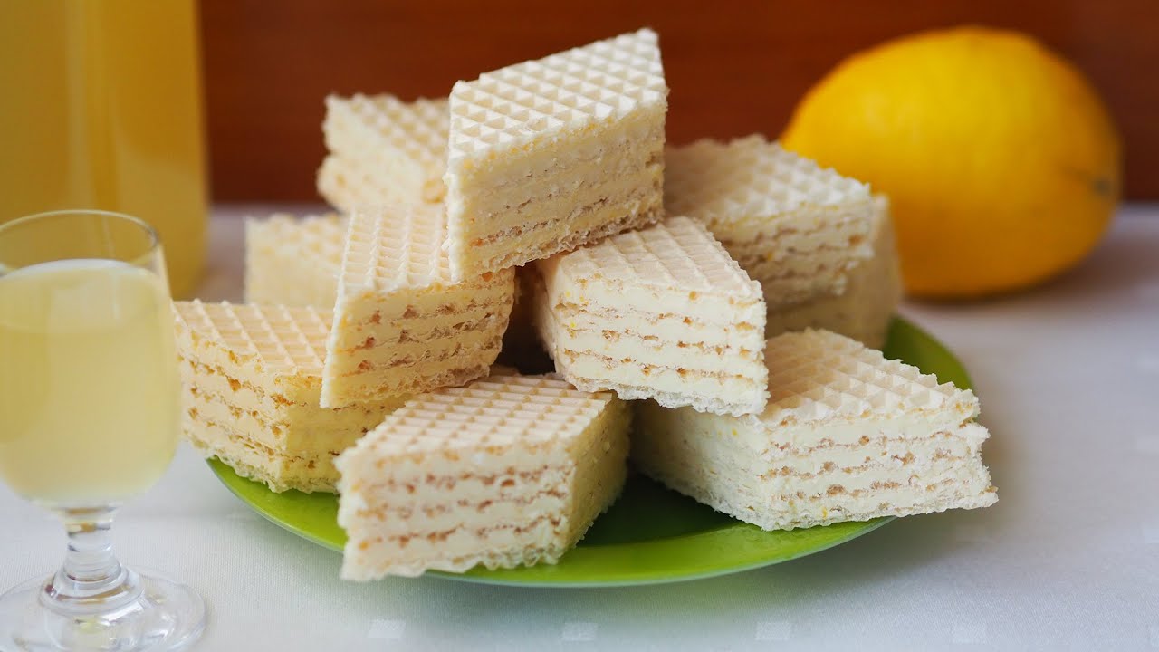 Wafle cytrynowe