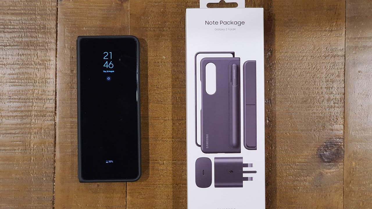 Galaxy Z Fold 4 - Note Package - Accessory Pack - Stand Case - S Pen - Unboxing & Review