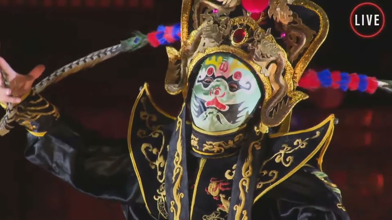 姜鵬・大盛りあがりキレっキレの中国変面ショー　in 2021萬福寺ランタン