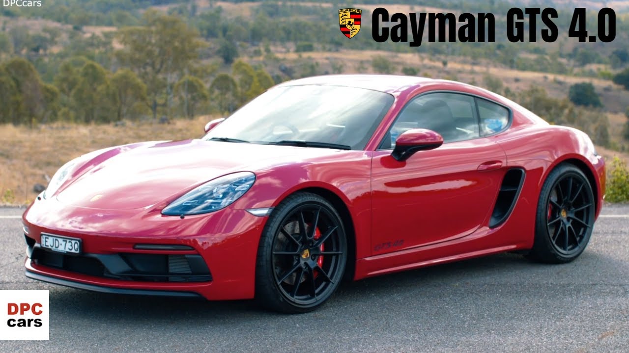 Porsche 718 Cayman GTS 4.0 Manual Carmine Red Detailed Look