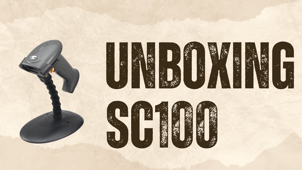 Unboxing: SC100 1D Barcode Scanner Autosense