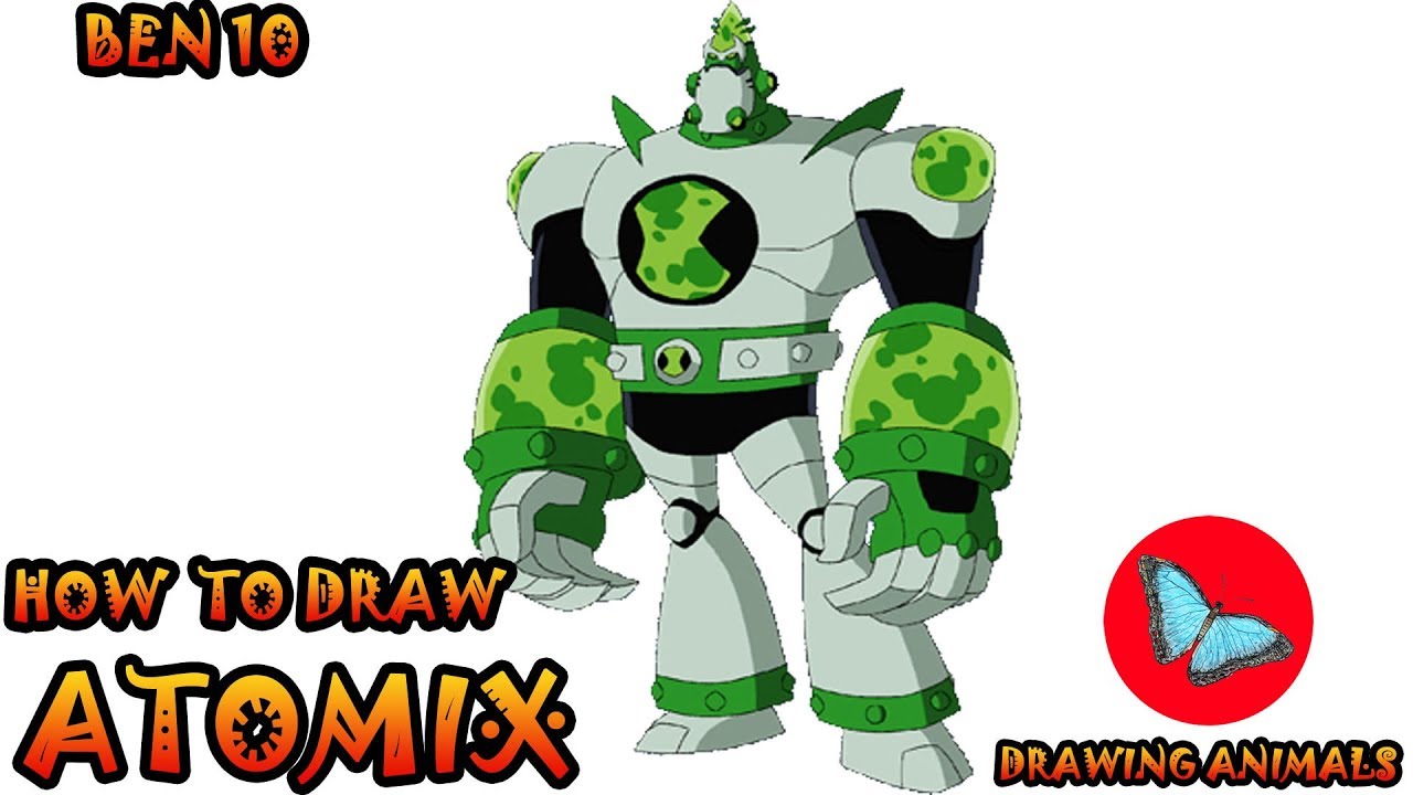 How To Draw Atomix from Ben 10 | Drawing Animals