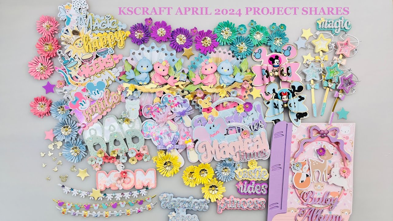 KSCRAFT April 2024 Project Shares #kscraft #papercraft #scrapbooking #projectshare @kscraft1652