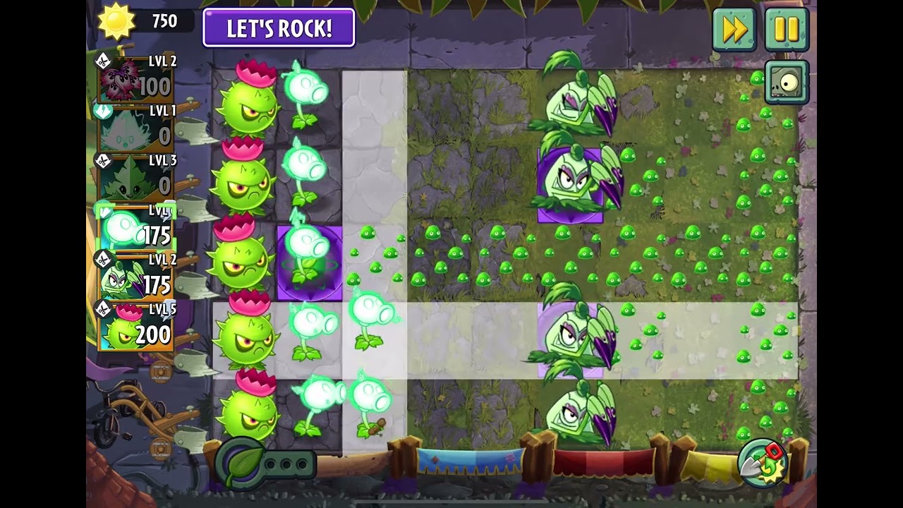Plants vs Zombies 2 Insane 1M+ Battlez Tactics (Heath Seeker Boosterama!)