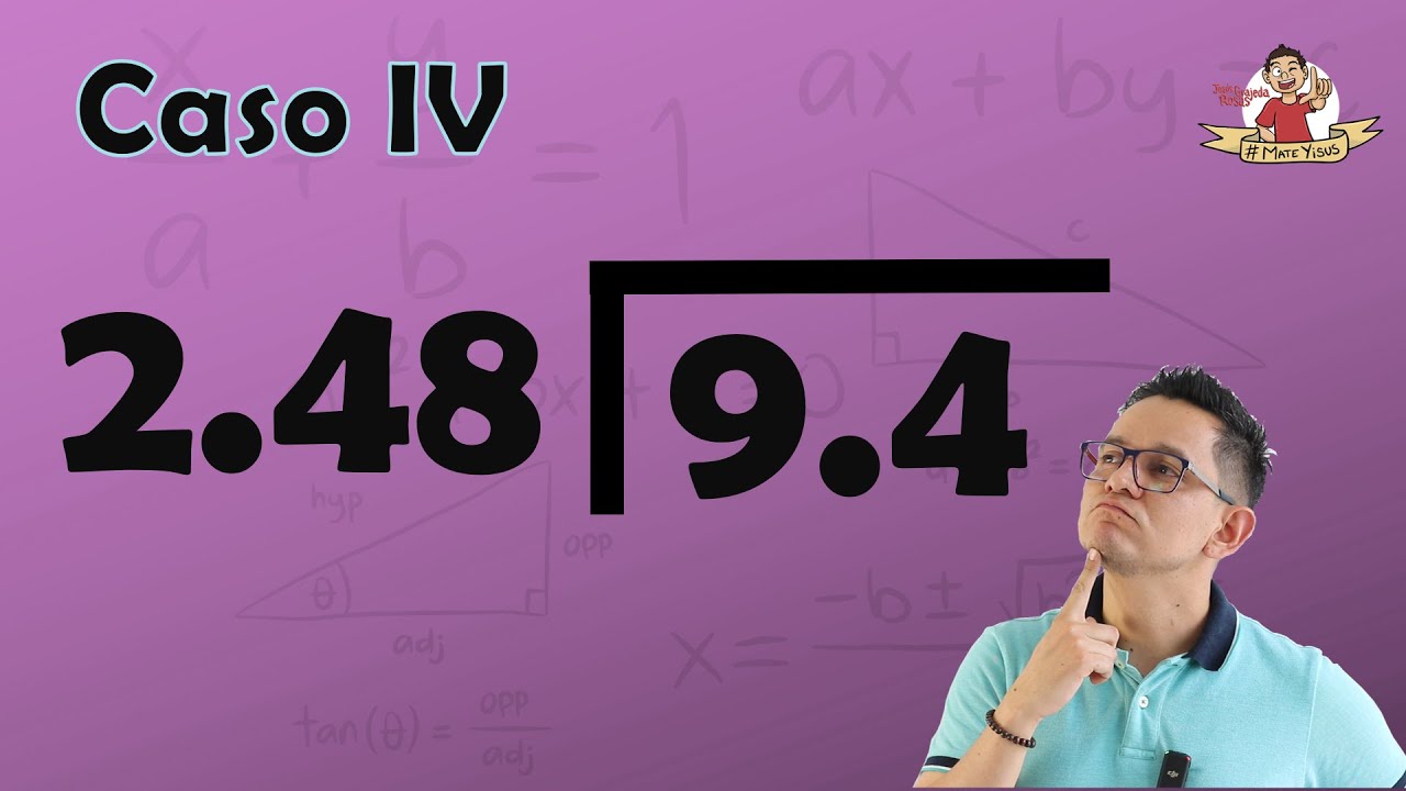 Divisiones con decimales. Caso 4: Decimal entre decimal