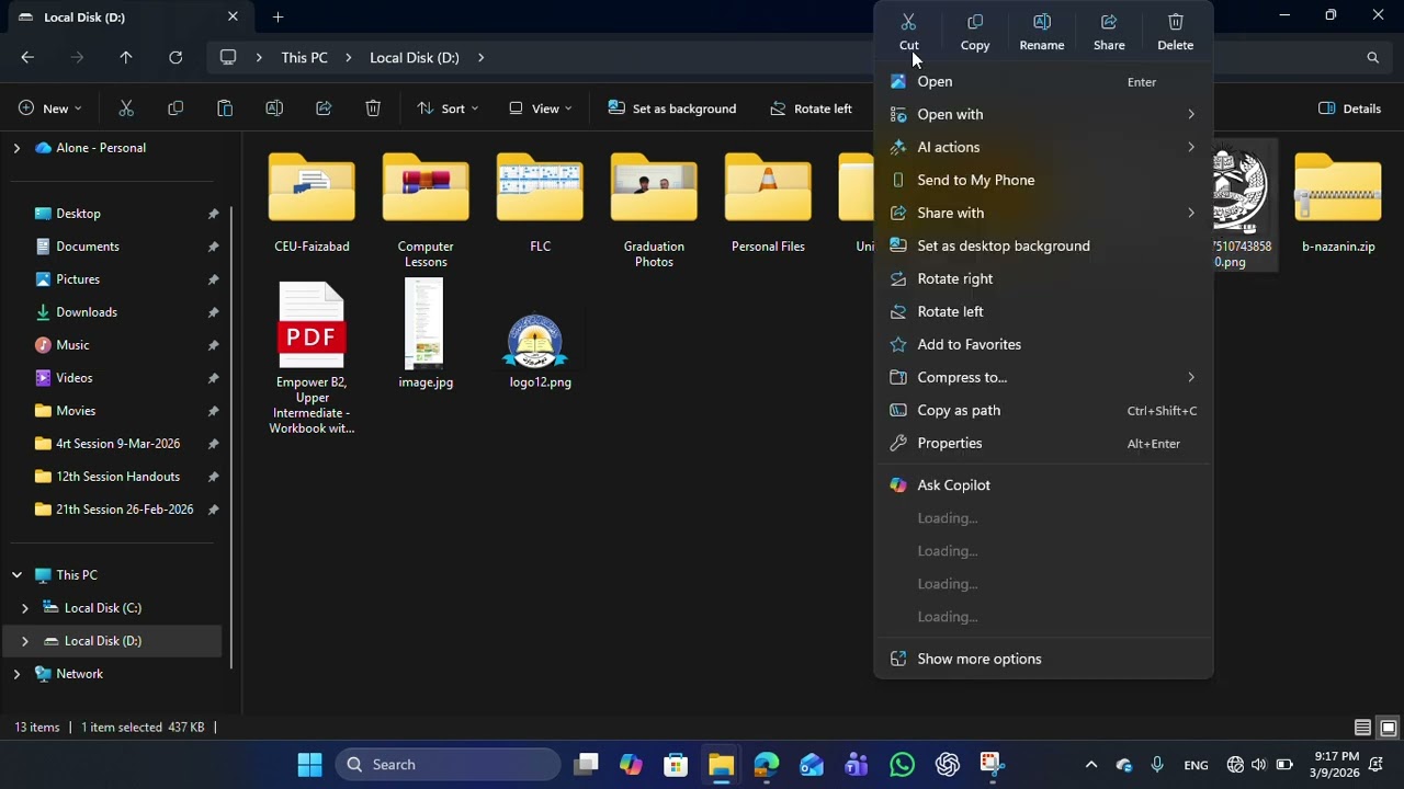 Organizing Files and Folders - Computer Essentials - ICDL