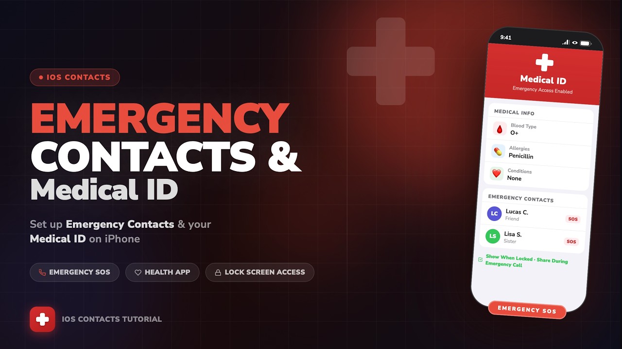 Is Your iPhone Ready for an Emergency? (Stop Skipping This!) | Medical ID & Contacts Setup!