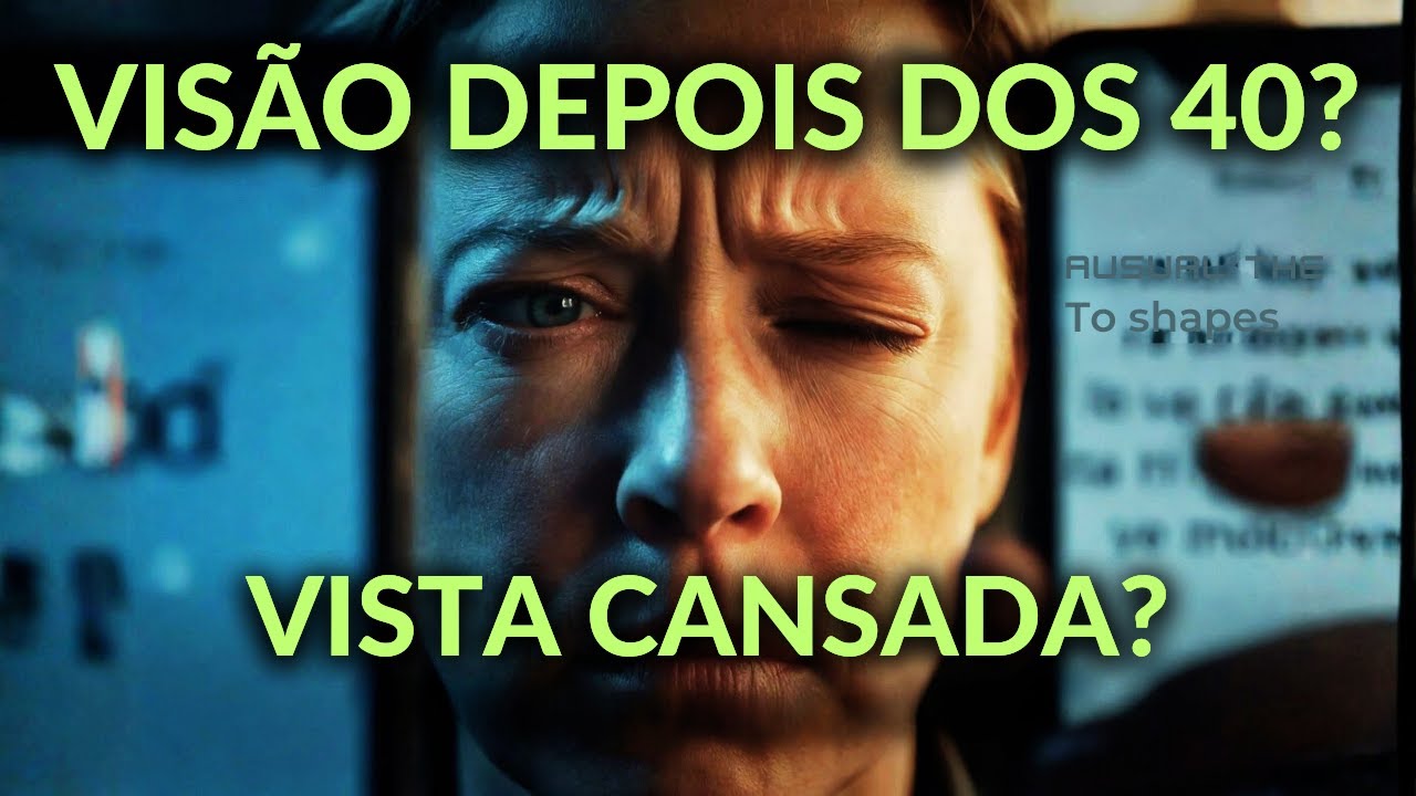 Visão Depois dos 40: Como Melhorar a Visão e Acabar com a Vista Cansada Naturalmente