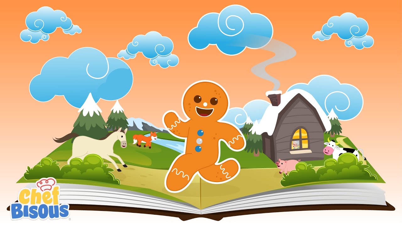 История и песня о пряничном человечке для детей | Сказочная книга-раскладушка | Праздничный выпуск