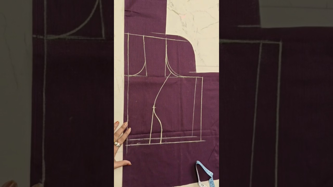 32 Size Princess Cut Blouse Cutting 