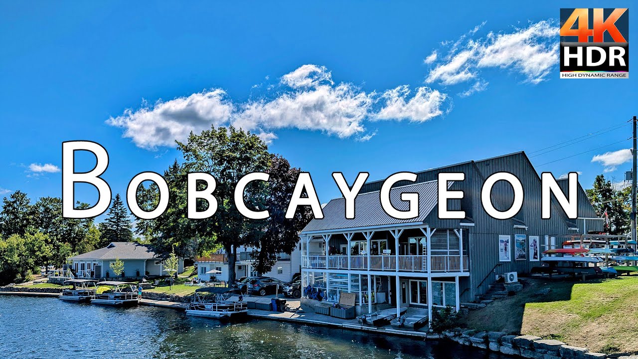 Explore Bobcaygeon Ontario Canada| Bobcaygeon 4K HDR Walk (August 2025)
