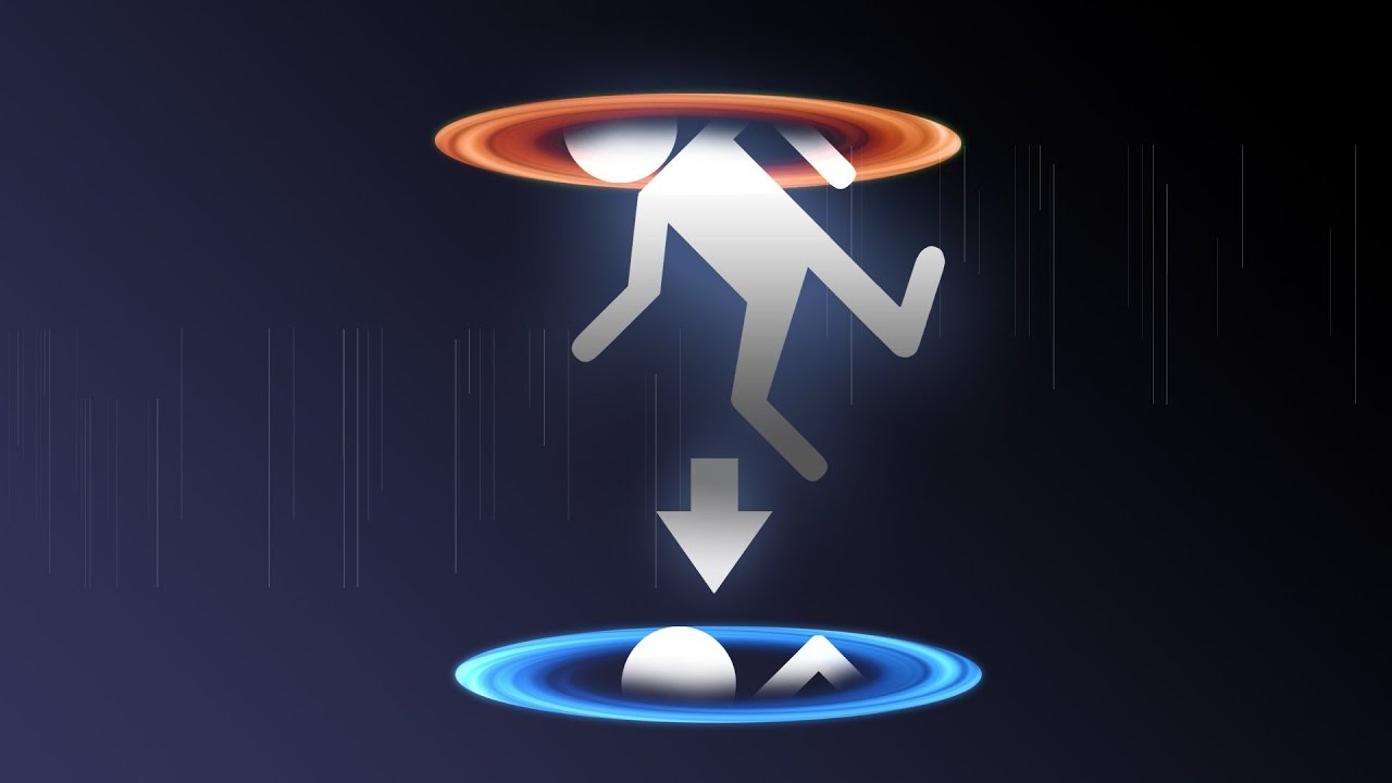 Just warping around! | Portal 2D
