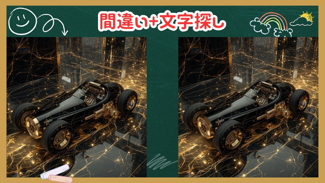 【まちがい探しタイム】#445　#間違い探し #複雑間違い探し #脳トレ #クイズ #挑戦者求む