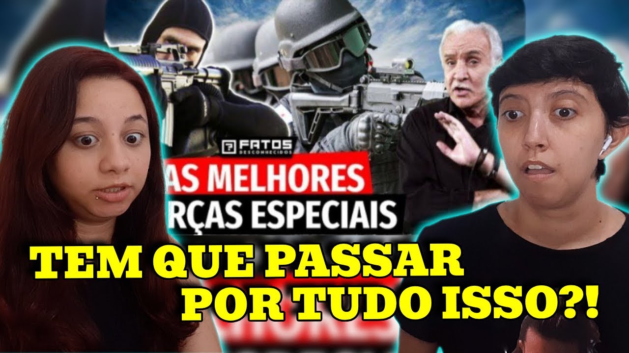 REACT AS 5 FORÇAS ESPECIAIS BRASILEIRAS MAIS LETAIS | FATOS DECONHECIDOS