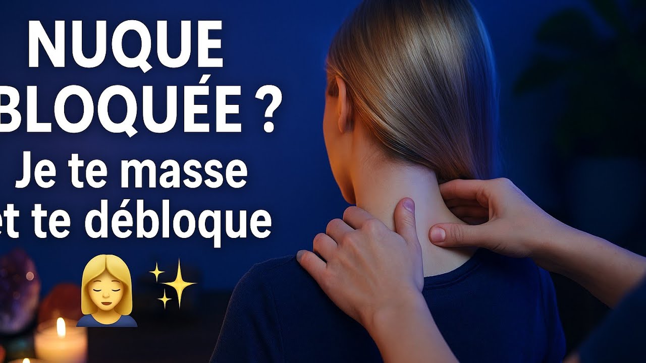 Tu as la nuque bloquée ? Je te masse, te débloque et t’apaise | ASMR soin réel 💆‍♀️✨