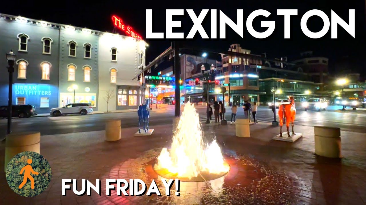 Night walk! Live from Lexington, Kentucky.
