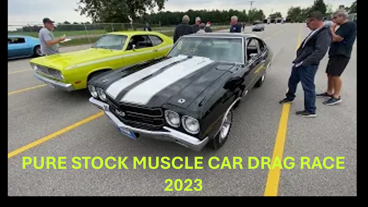 2023 Pure Stock Muscle Car Drag Race - Highlights