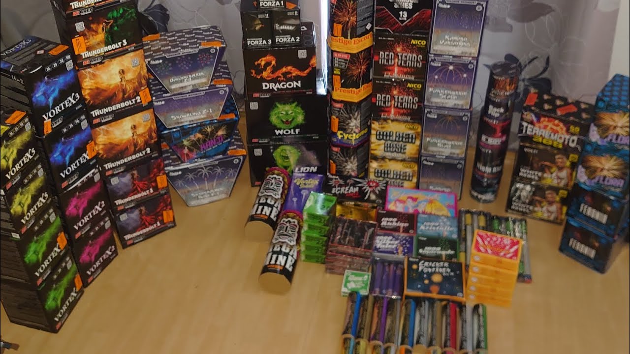 XXL 120 kg Feuerwerk Unboxing Nr. 3 für Silvester 23/24 ( Riakeo, Funke, Gaoo...)