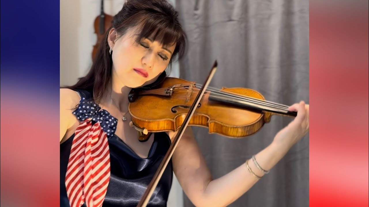 &ldquo;God bless America &ldquo; violin solo arrangement by Sang Shen . Happy US Independence Day 2024!