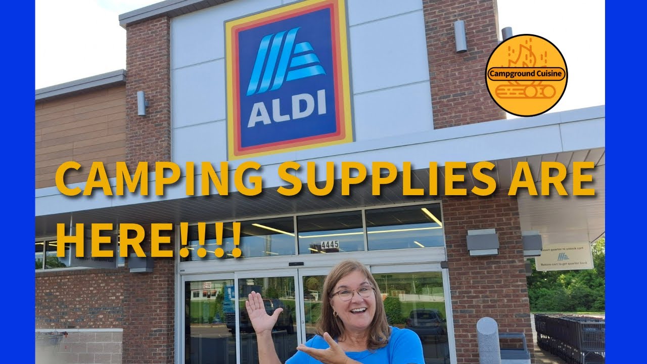 CHECK OUT ALDI'S CAMPING SUPPLIES  #campingequipment #campinggear #solarshowerbag #rvlife #aldi