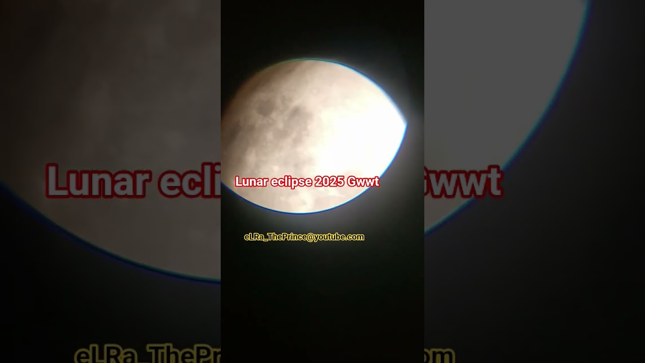 Lunar eclipse on telescope 🔭 part 1| #technology #funny #fun #science #tamil #awesomeastronomy