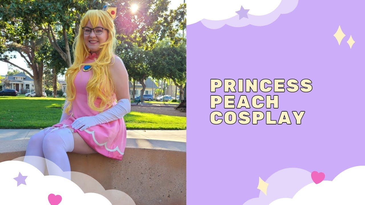 Princess Peach Cosplay and Make-up Tutorial