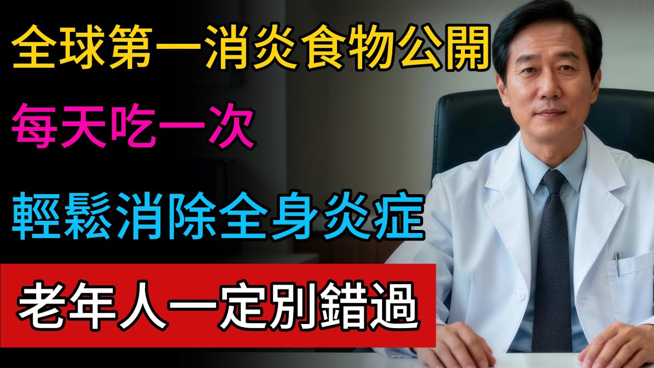 最新「全球第一消炎食物」終於被發現！每天吃一次，一個月竟能消除全身炎症？