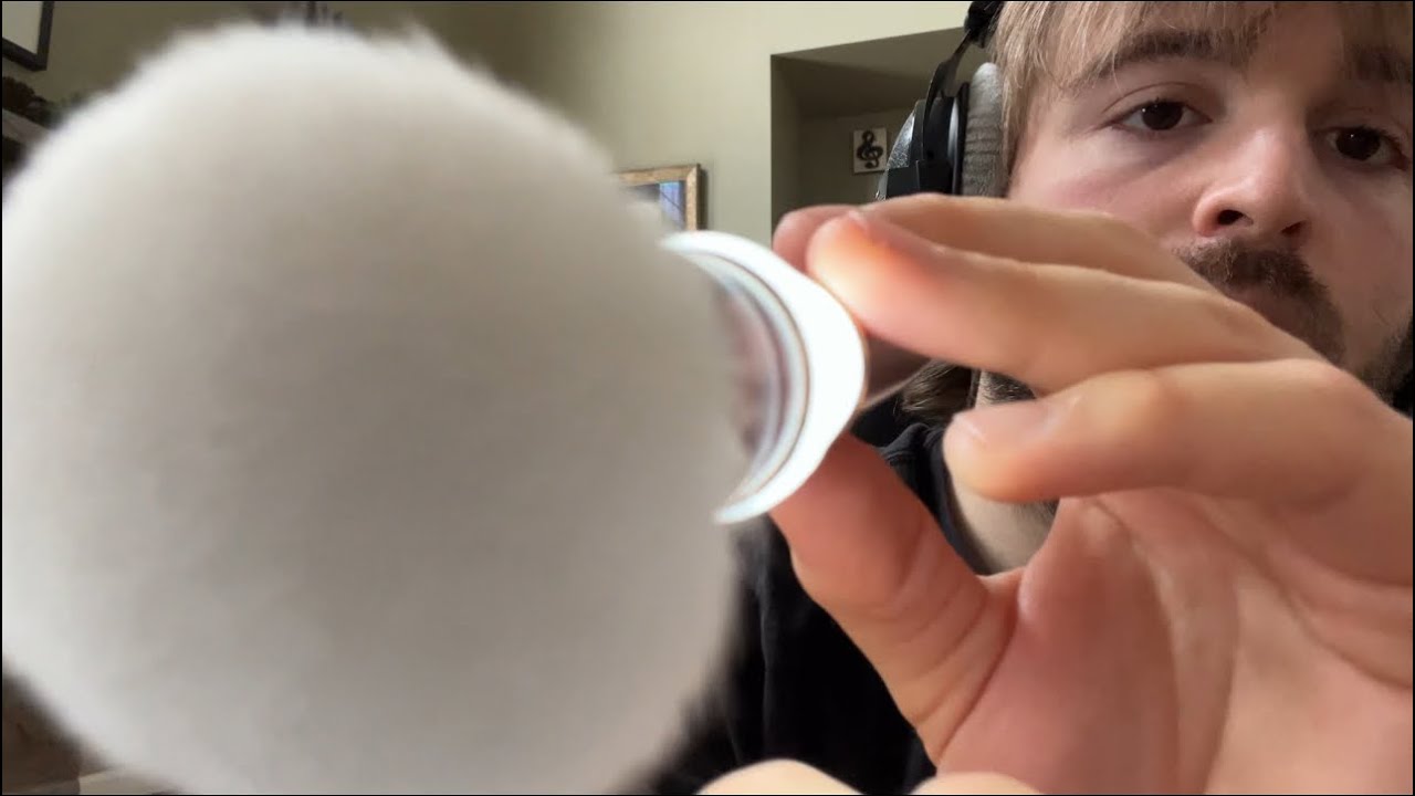ASMR - Face Brushing/Touching Type Stuff